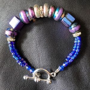 Bracelet Moreno Glass Lamp-made Beads